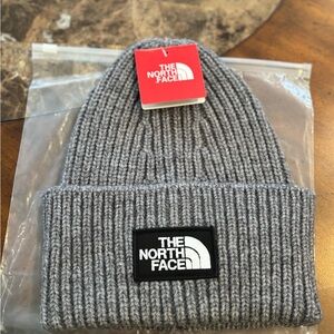 The North Face Charcoal Ribbed Beanie